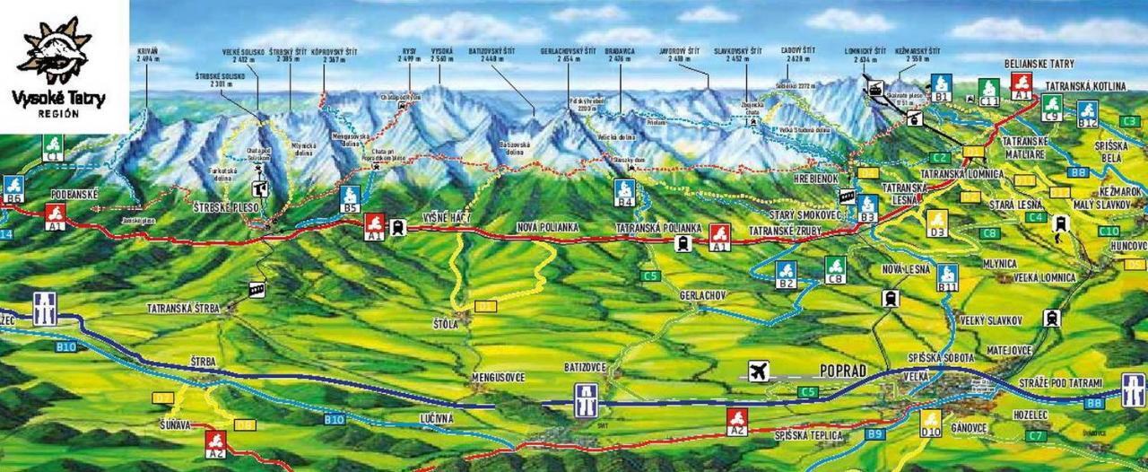 Apartman B 101 Vysoké Tatry Exteriör bild